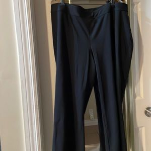 Lane Bryant black pull up pants